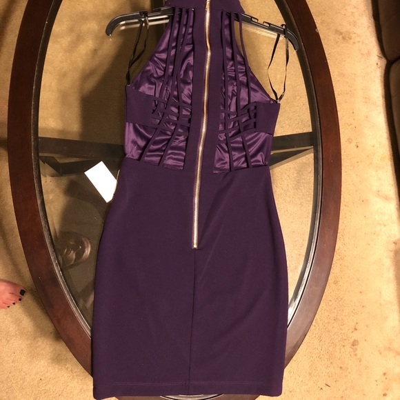NWT BEE Smart Eggplant Sleeveless Party Dress 💜 - Picture 6 of 8